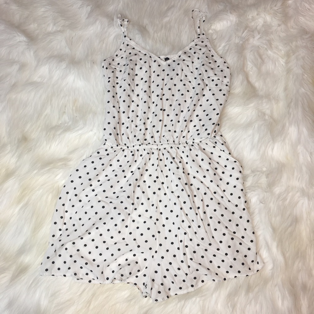H&M Divided Romper size Small Polka Dot